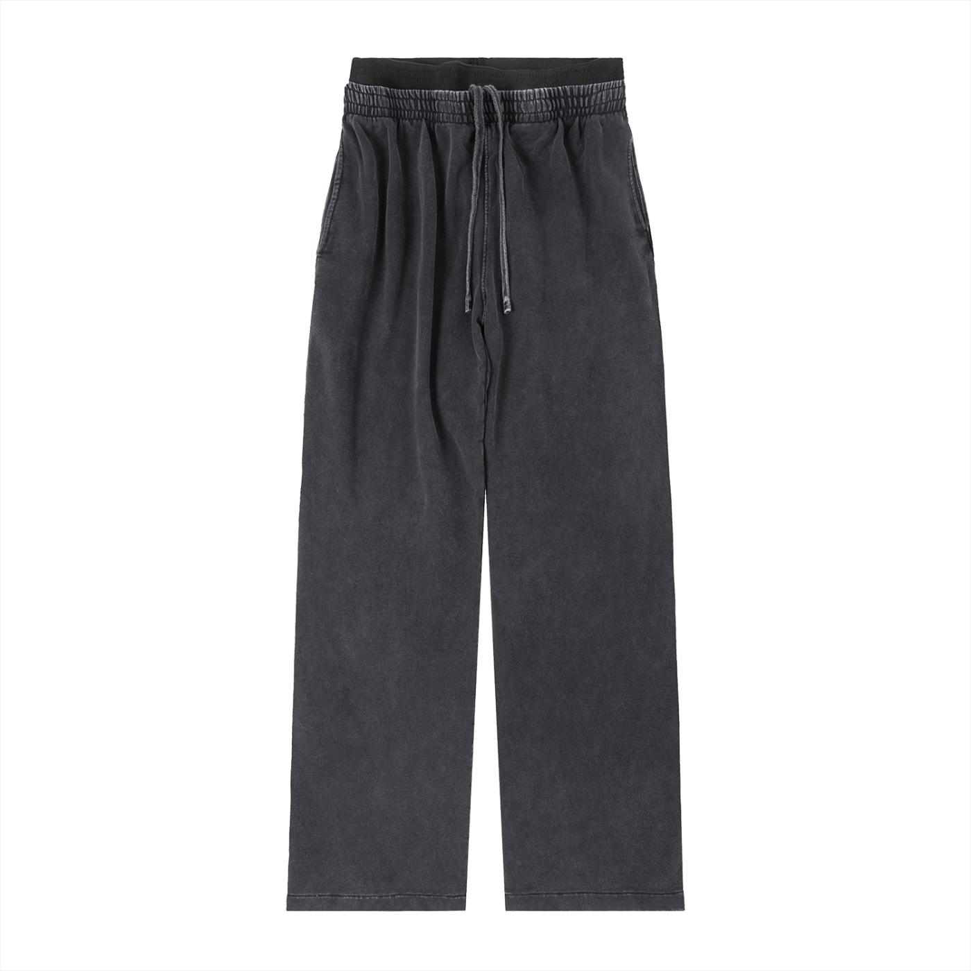MODE Womens Vintage Washed Waist Pants