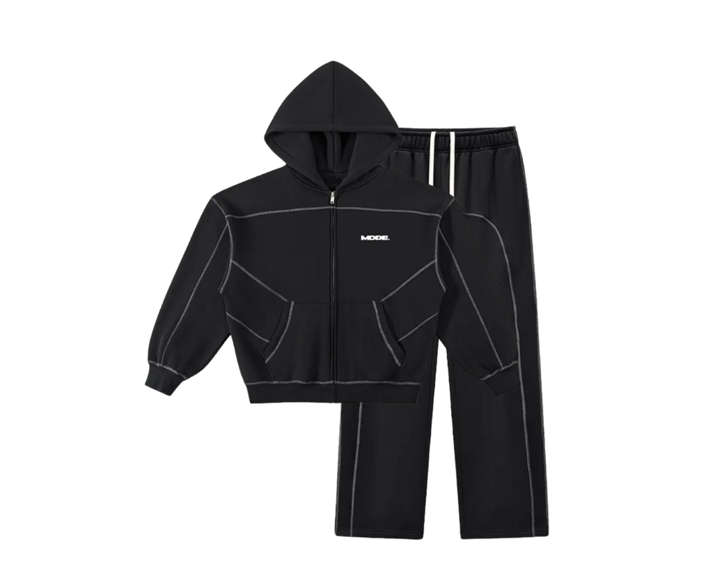 MODE. Contrast Stitched Tracksuit